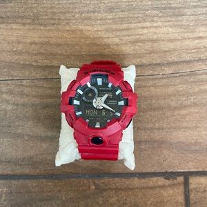 Mens Casio G-Shock Red Watch